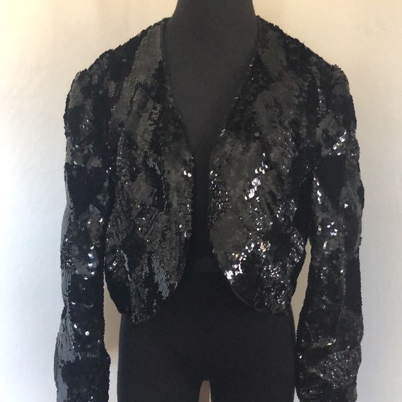Vintage sequin bolero blazer - Picture 3 of 6